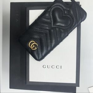 Gucci GG Marmont quilted leather iPhone 7 case.